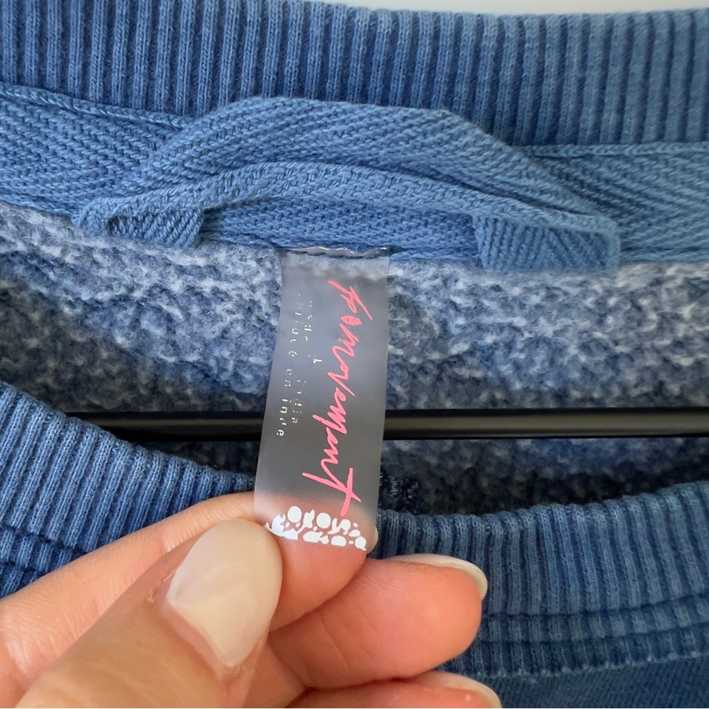 Free People x FP Movement Making It Sweatshirt in Navy Blue - Picture 6 of 6